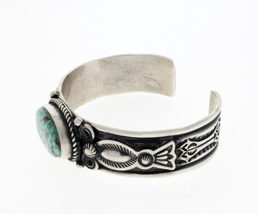 Natural Birdseye Kingman Turquoise Bracelet