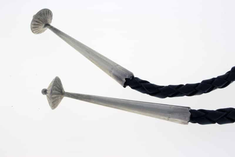 Cravate bolo en argent sterling plaqué