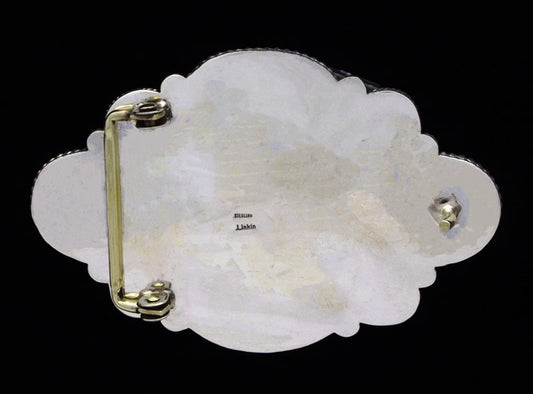 White Buffalo Cluster Belt Buckle