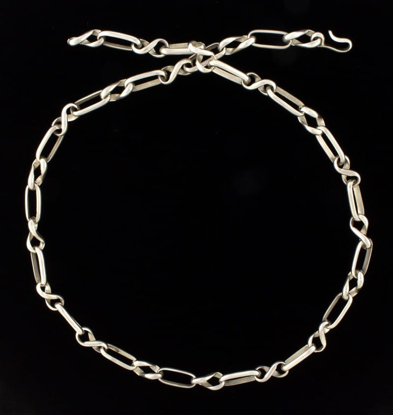 Handmade Sterling Silver Link Chain Necklace