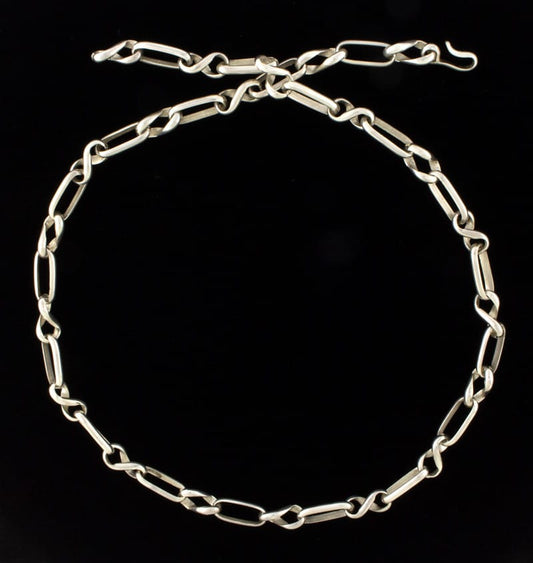 Handmade Sterling Silver Link Chain Necklace