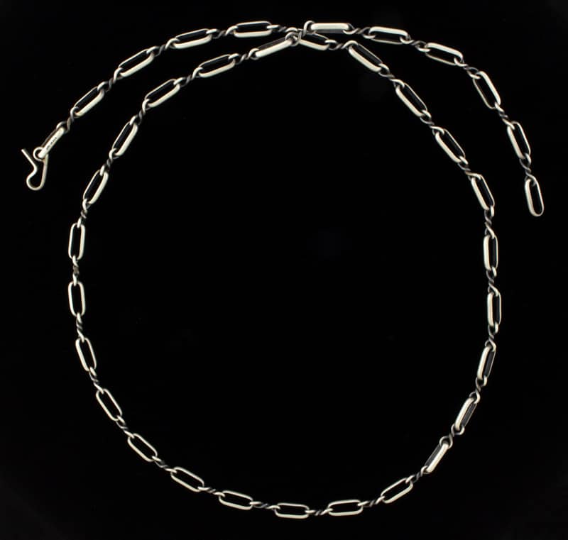Handmade Sterling Silver Link Chain Necklace