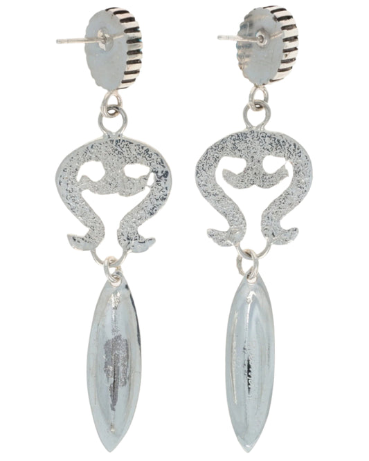 Natural Morenci Turquoise Earrings