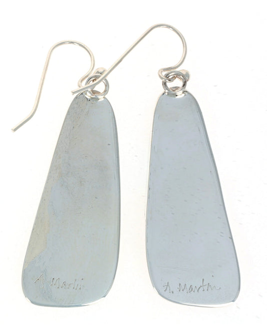 Natural Royston Ribbon Turquoise Earrings