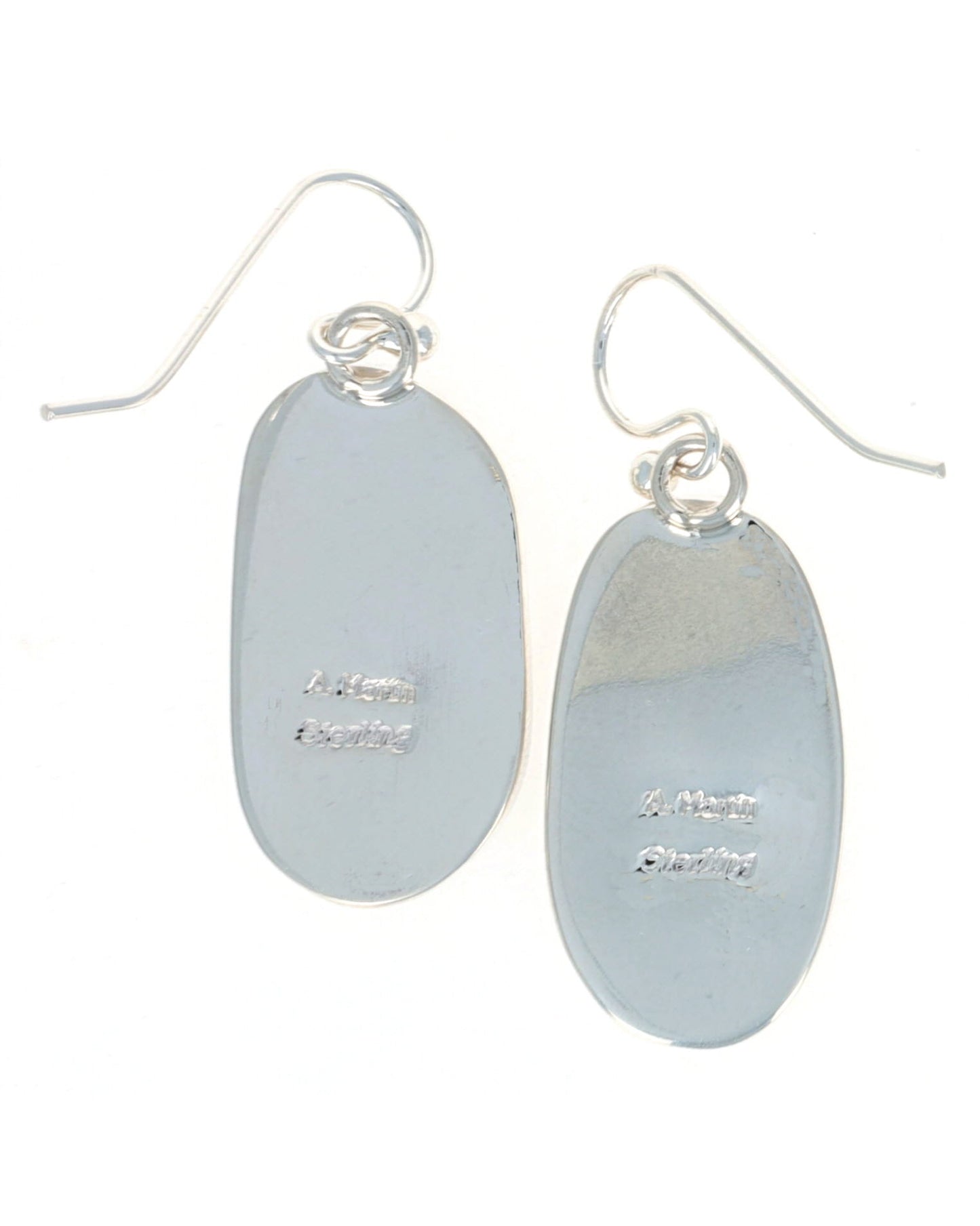 Natural Royston Ribbon Turquoise Earrings