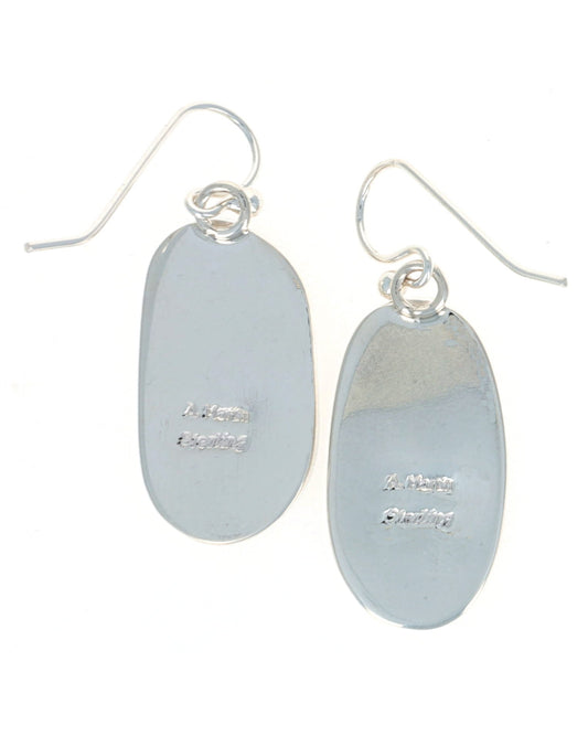 Natural Royston Ribbon Turquoise Earrings