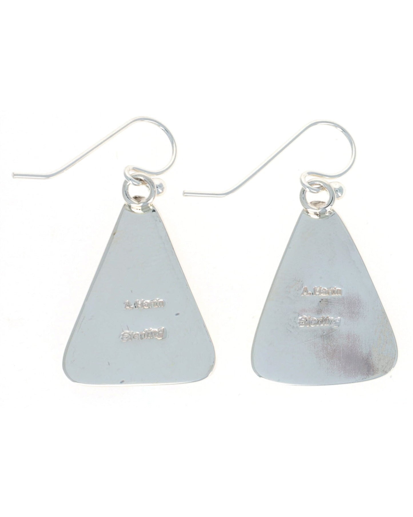 Natural Royston Ribbon Turquoise Earrings