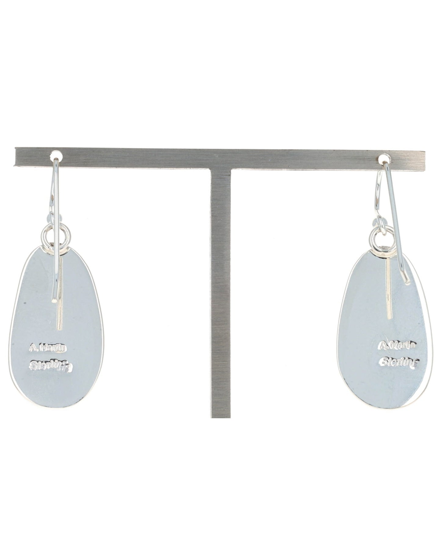Natural Royston Ribbon Turquoise Earrings
