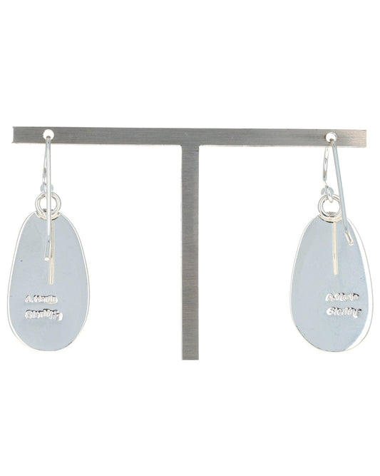 Natural Royston Ribbon Turquoise Earrings