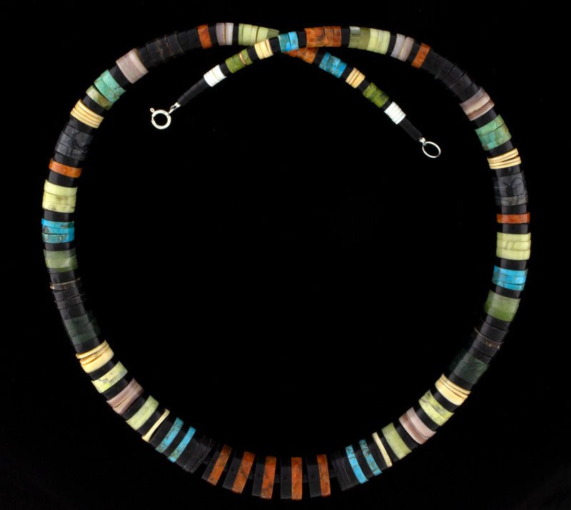 Absolventen-Multi-Color-Heishi-Halskette