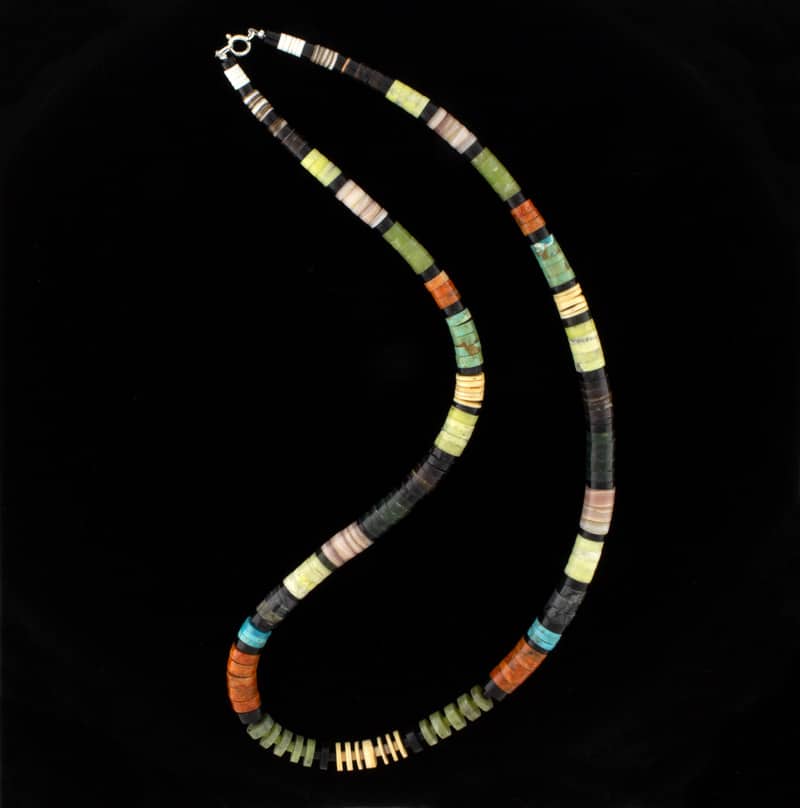 Absolventen-Multi-Color-Heishi-Halskette
