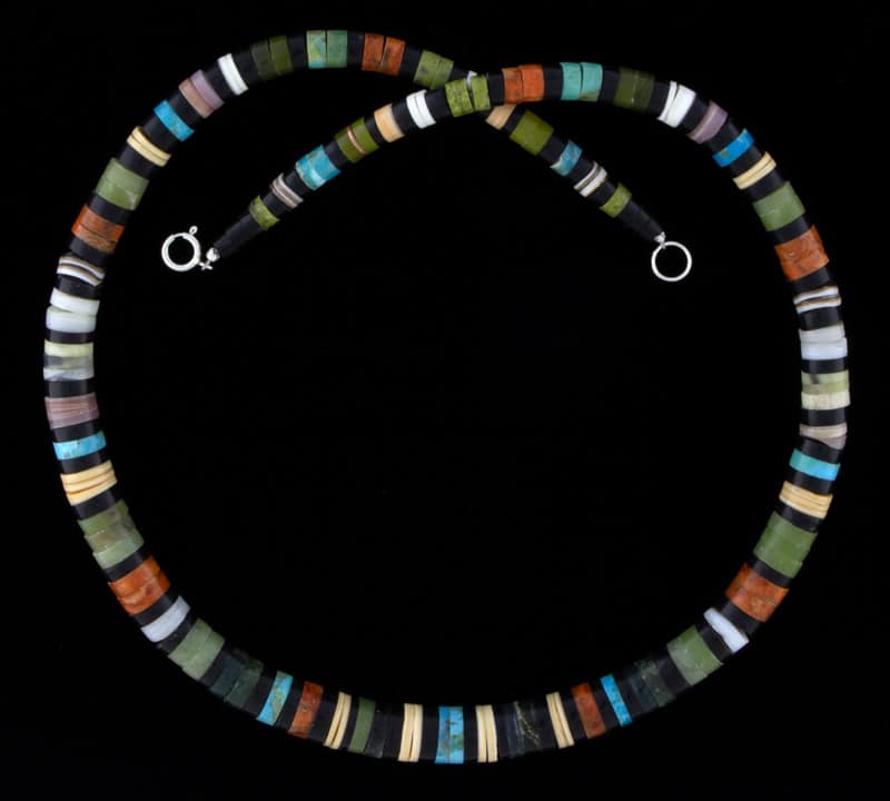 Absolventen-Multi-Color-Heishi-Halskette