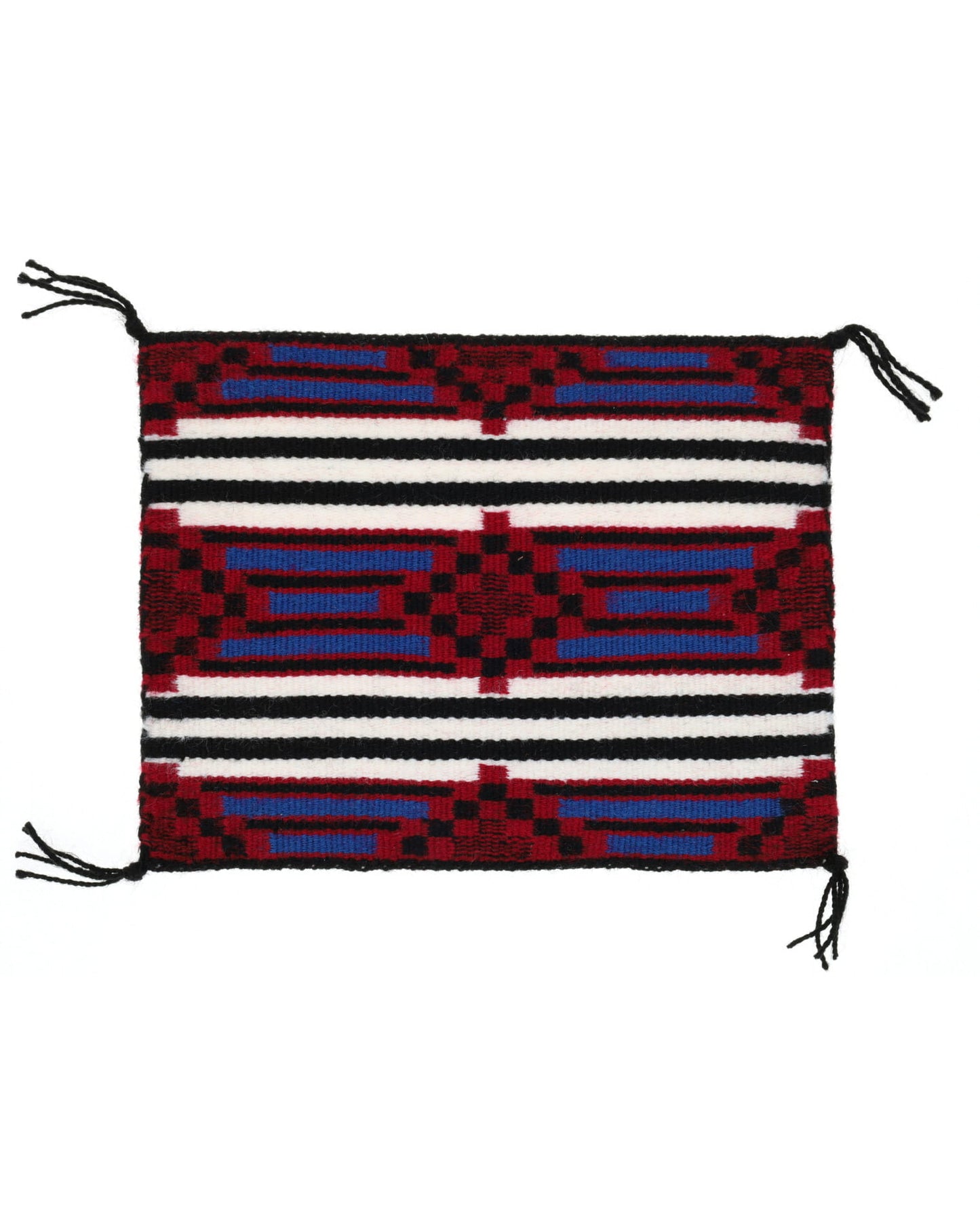 Miniature Handwoven 3 Navajo Chief Blankets Set