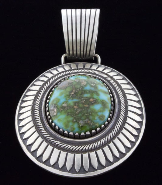 Sonoran Gold Turquoise Shadowbox Pendant