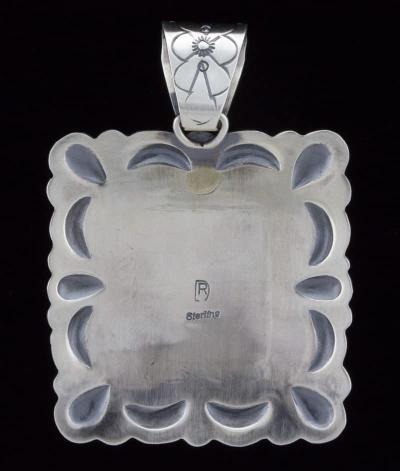 Natural Bisbee Turquoise Pendant