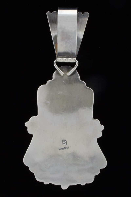 Pendentif en turquoise naturelle de Bisbee