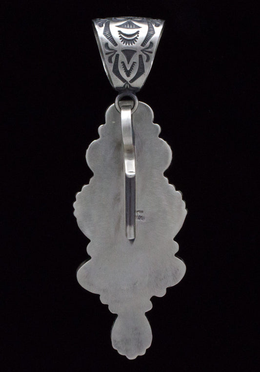 Natural Golden Hill Turquoise 7-Stone Pendant