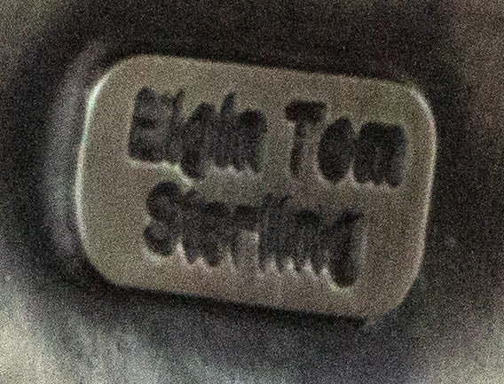 Natürlicher Royston Boulder Türkis Anhänger mit Sonoran Gold Türkis Umrandung