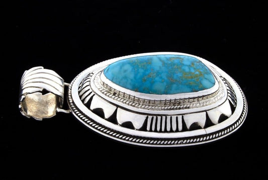 Natural Bluebird Turquoise Pendant