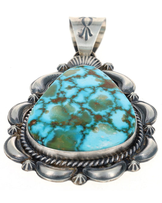 Pendentif en turquoise naturelle de Kingman