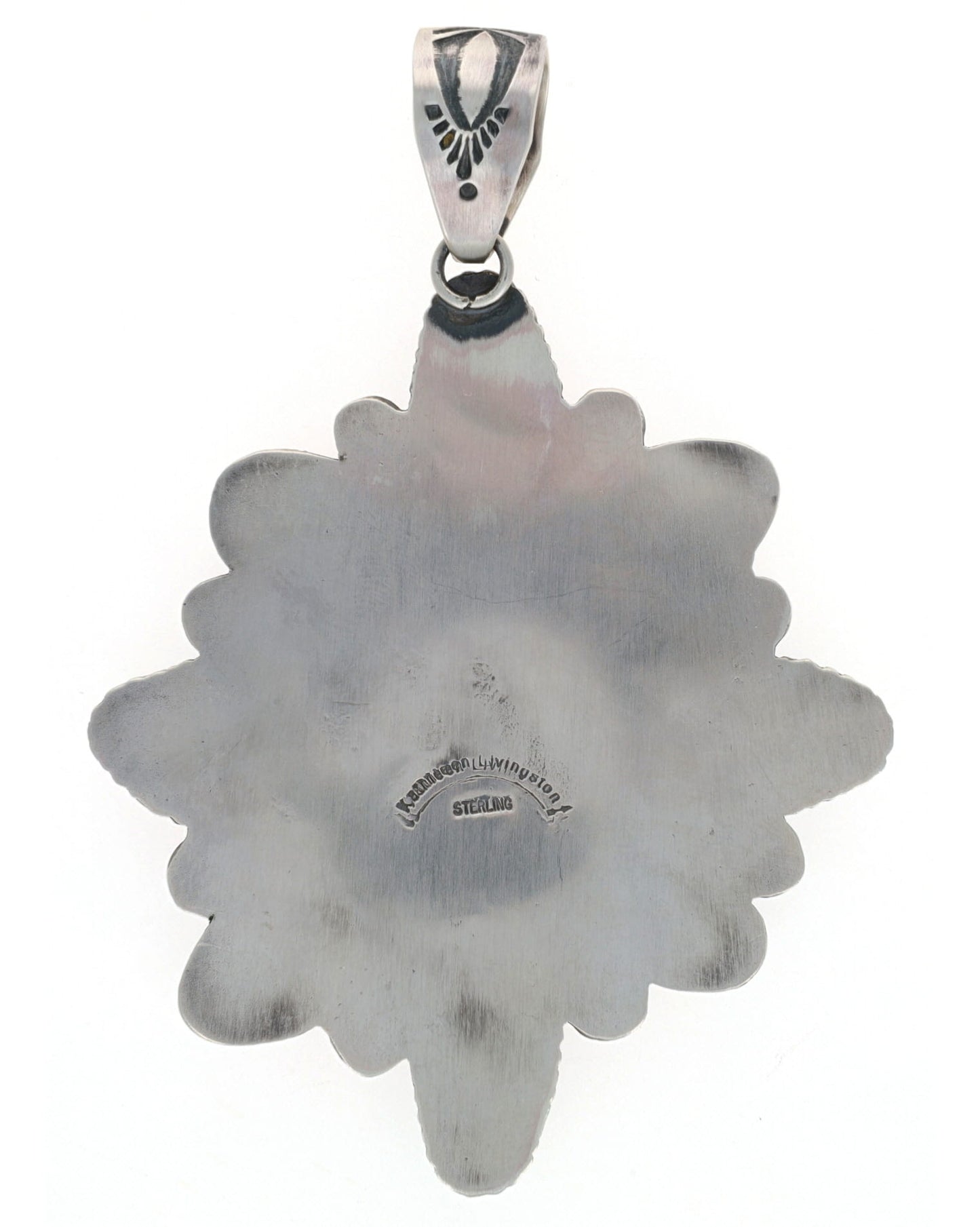 Natural Bisbee Turquoise Cluster Pendant