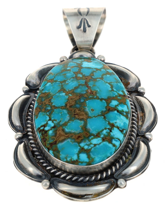 Pendentif en turquoise naturelle de Kingman