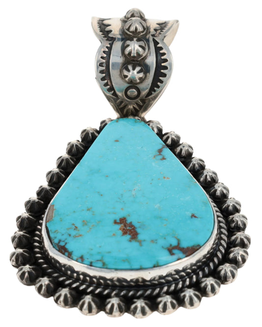 Natural Royston Turquoise Pendant