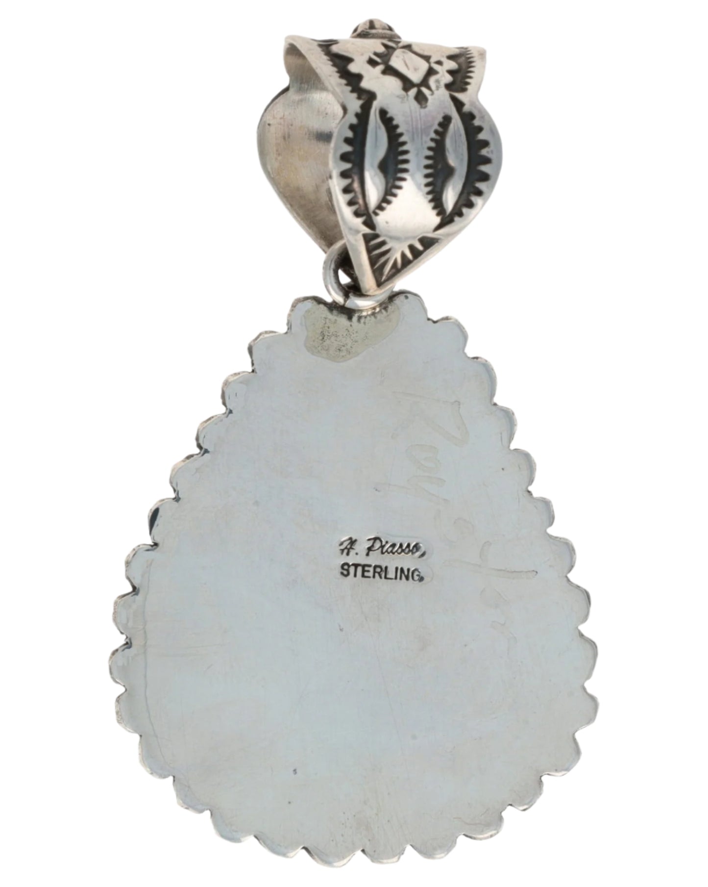 Natural Royston Turquoise Pendant