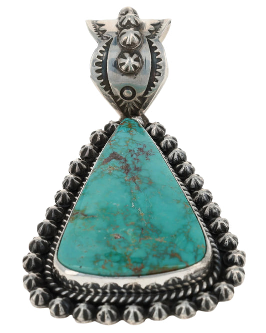 Natural Royston Turquoise Pendant