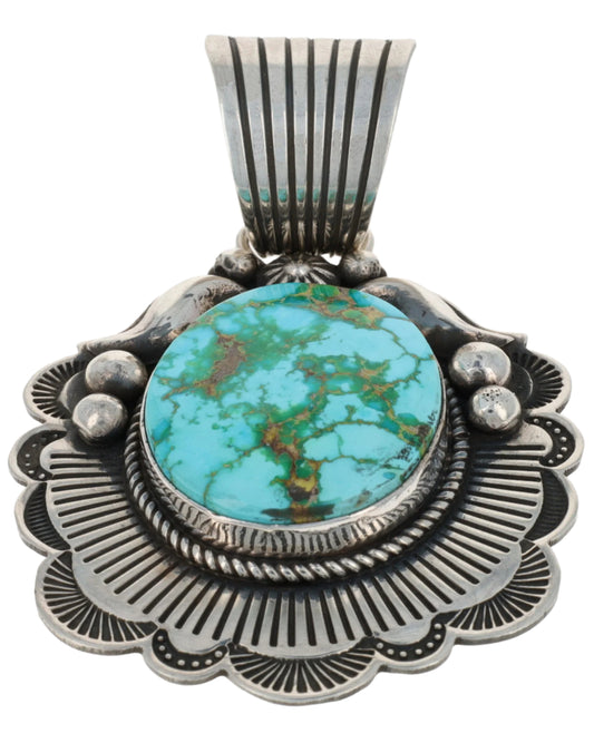 Natural Golden Hill Turquoise Pendant