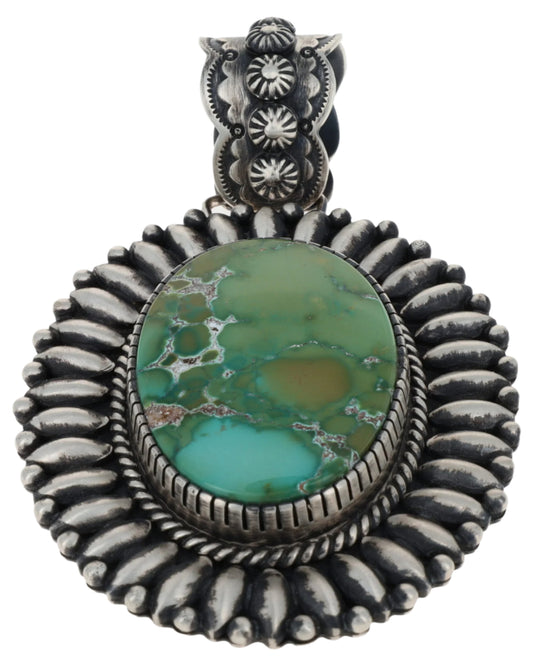 High Grade Natural Royston Turquoise Pendant