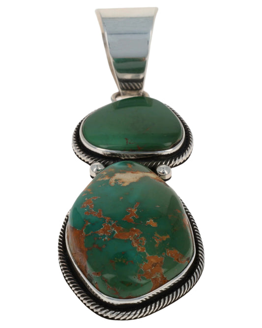 High Grade Natural Royston Turquoise Pendant