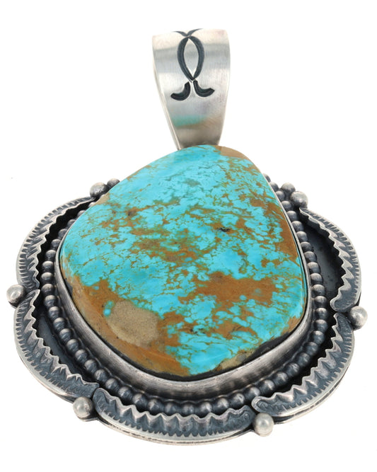 Natural Royston Turquoise Pendant