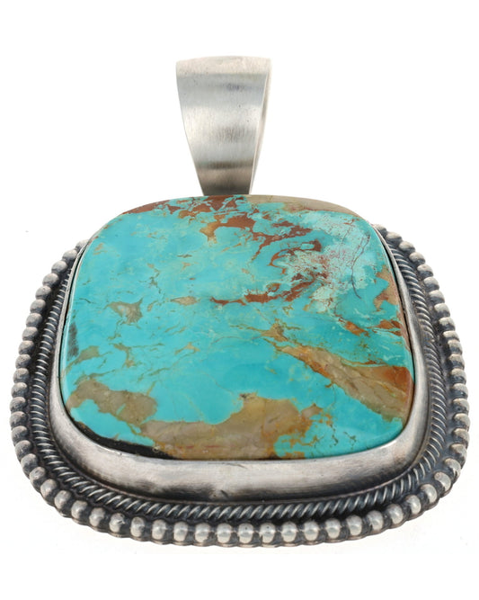 Natural Royston Turquoise Pendant