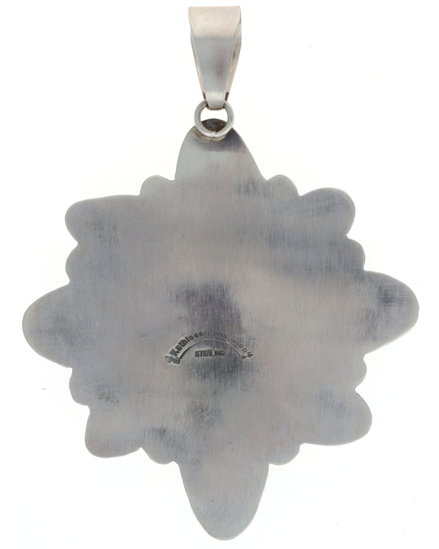 Natural Fox Turquoise Cluster Pendant