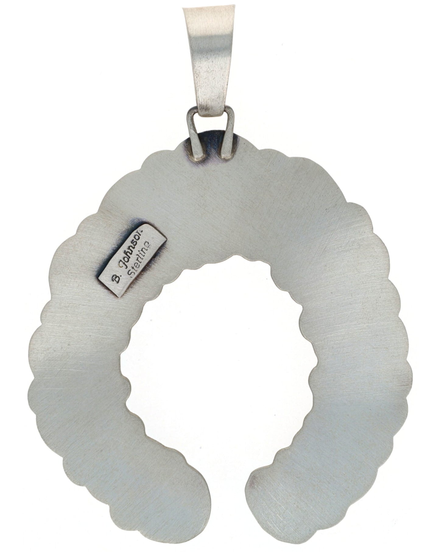 Natural Morenci Turquoise Naja Pendant