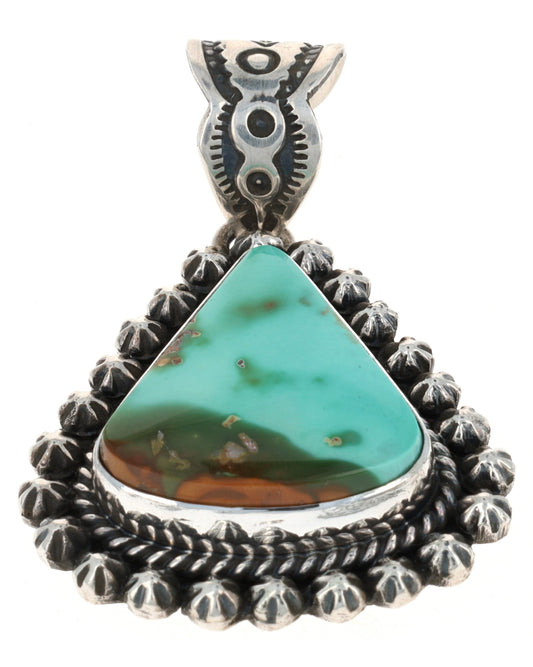 Natural Royston Turquoise Pendant