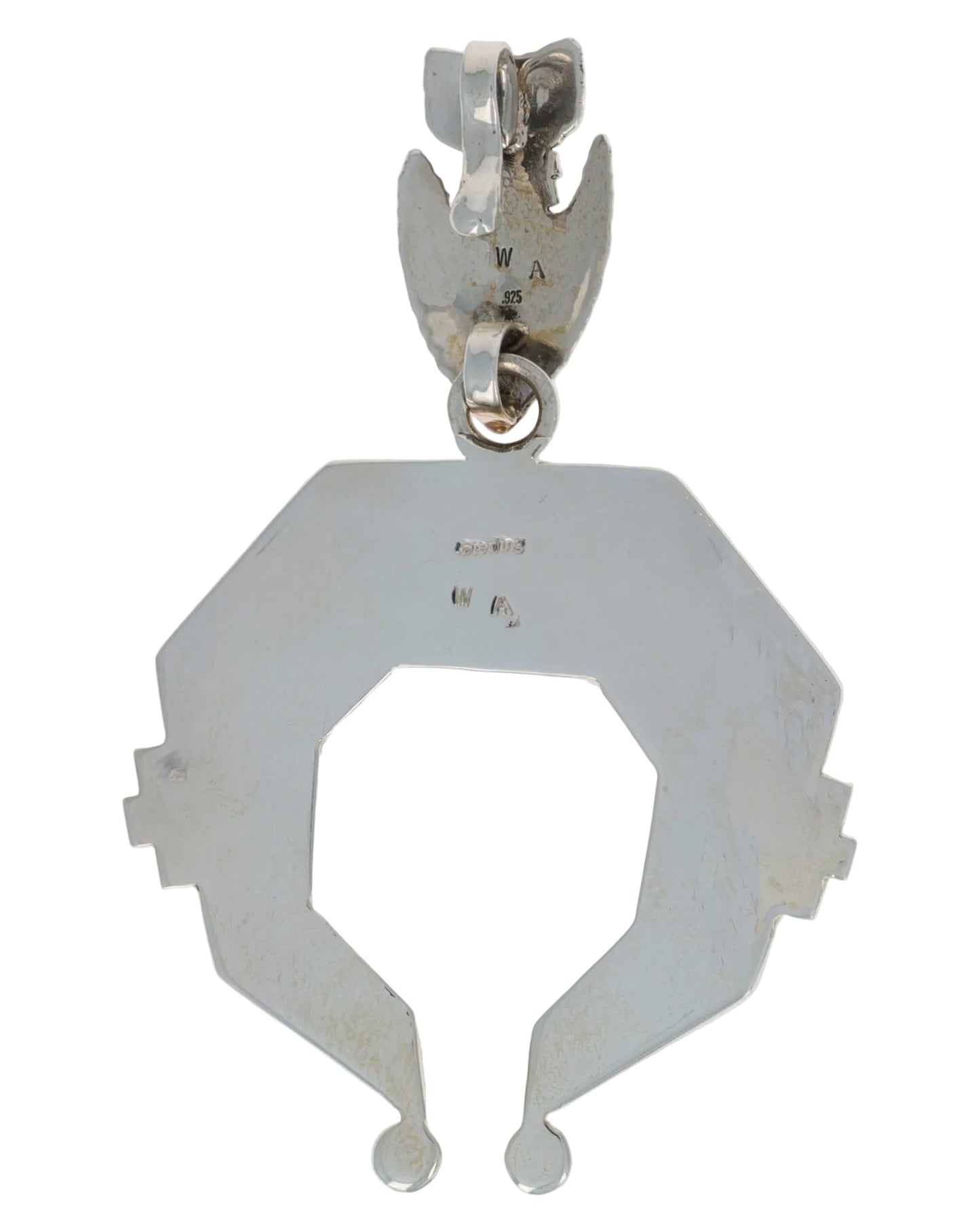 Multi-Color Raised Cobblestone Inlay Naja Pendant