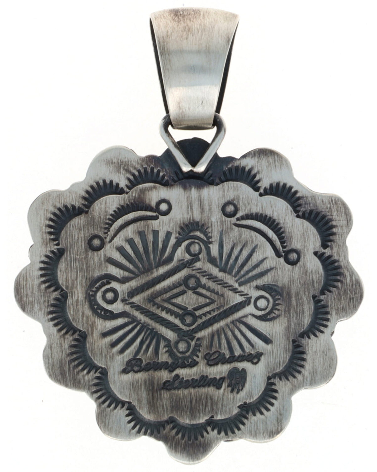 Natural Royston Turquoise Pendant