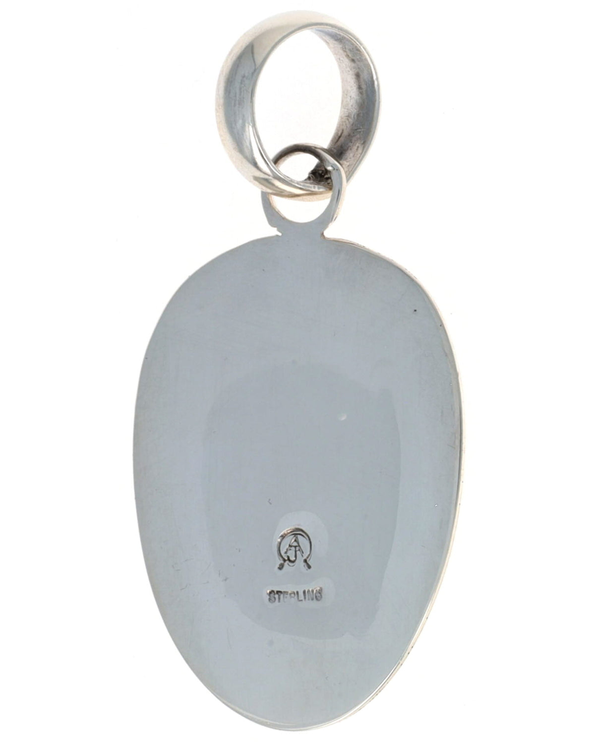 High Grade Natural Mediterranean Coral Shadowbox Pendant.