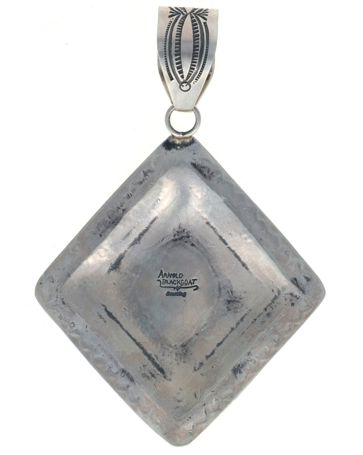 Natural Birdseye Kingman Turquoise Pendant