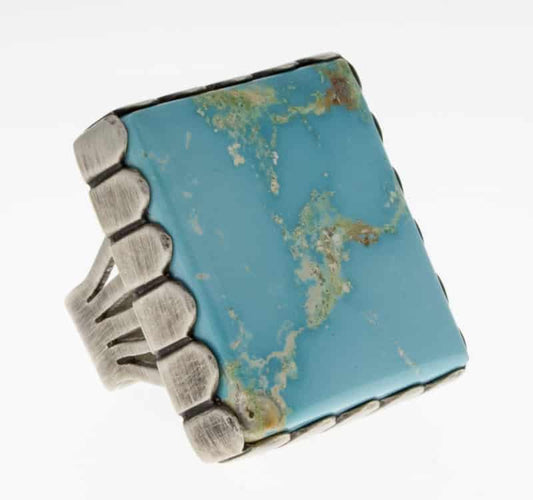High Grade Natural Royston Turquoise Ring
