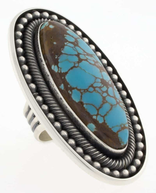 Natural Egyptian Turquoise Statement Ring