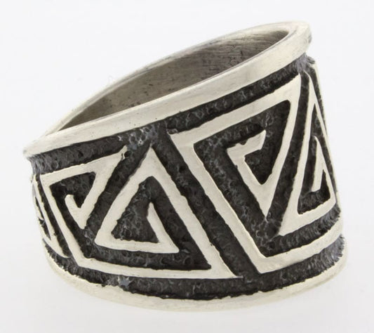 Tufa Cast Sterling Silver Ring