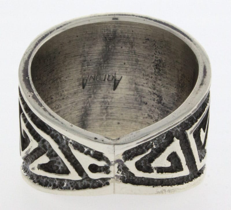 Tufa Cast Sterling Silver Ring