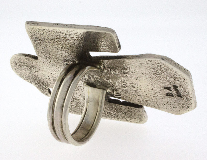 Anello Thunderbird in Tufa con Turchese Naturale Kingman