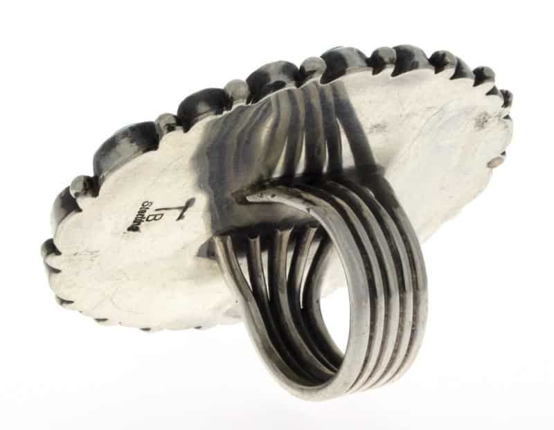 Anello a cluster in turchese Kingman
