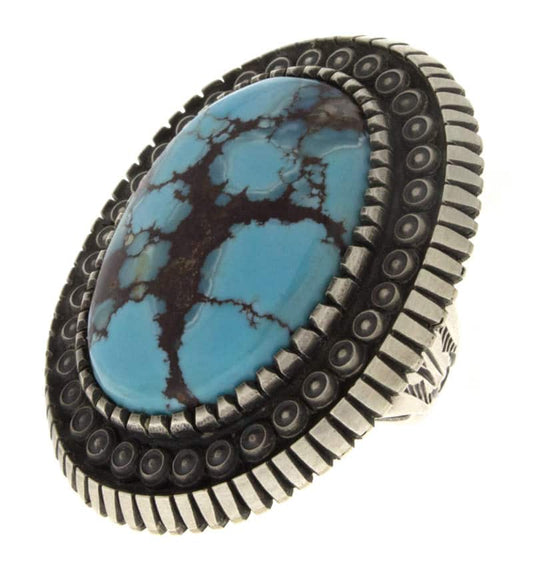Natural Golden Hill Turquoise Ring