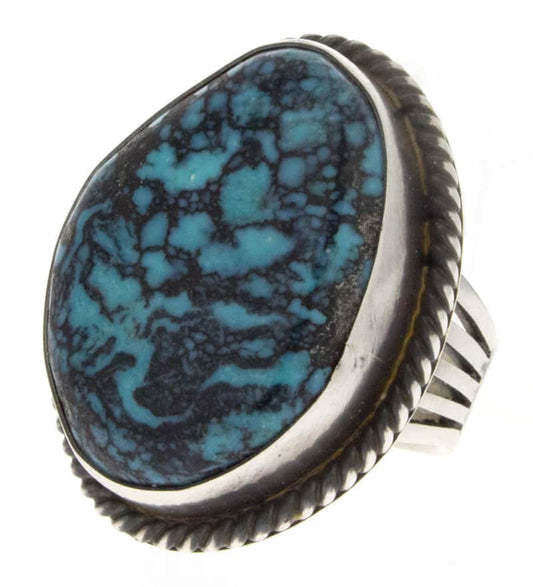 Natural Tomahawk Turquoise Ring