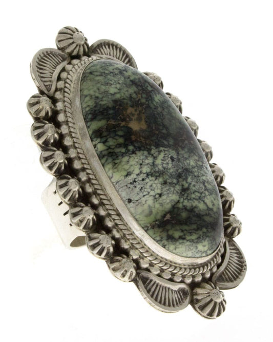 High Grade Natural Damele Turquoise Ring